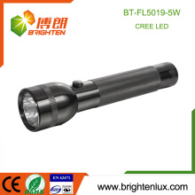 Factory Wholesale 2D cell Powered Aluminum Material Black Color Police Bright Cree Q5 LED Japan Flashlight Torch